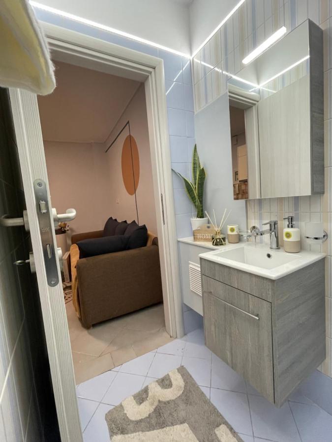 Cozy Minimal Apartment Pireu Exterior foto
